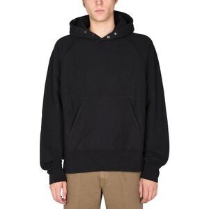ENGINEERED GARMENTS Hooded Sweatshirt with Embroidered Detail Men BLACK Sweaters